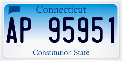 CT license plate AP95951