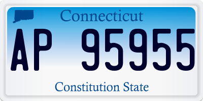 CT license plate AP95955