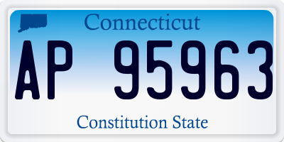 CT license plate AP95963