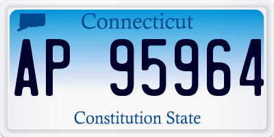 CT license plate AP95964