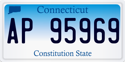 CT license plate AP95969