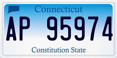 CT license plate AP95974