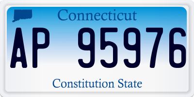 CT license plate AP95976