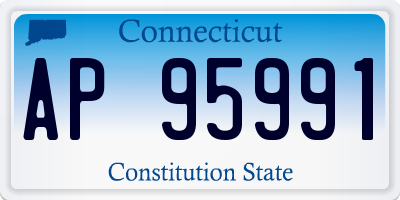 CT license plate AP95991