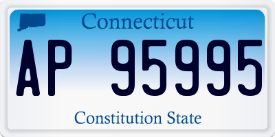 CT license plate AP95995