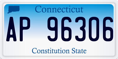 CT license plate AP96306