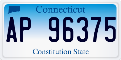 CT license plate AP96375