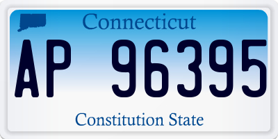 CT license plate AP96395