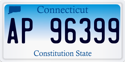 CT license plate AP96399