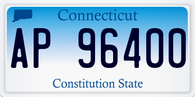 CT license plate AP96400