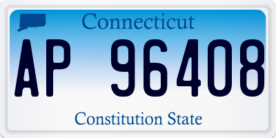 CT license plate AP96408