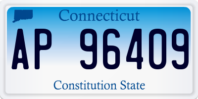 CT license plate AP96409