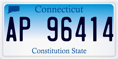 CT license plate AP96414