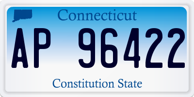 CT license plate AP96422