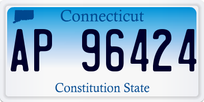 CT license plate AP96424