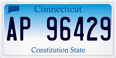 CT license plate AP96429