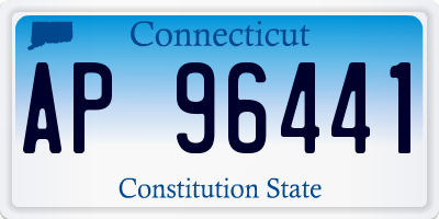 CT license plate AP96441