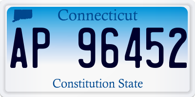 CT license plate AP96452