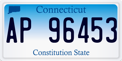 CT license plate AP96453