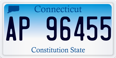 CT license plate AP96455