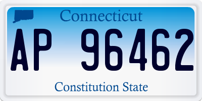 CT license plate AP96462