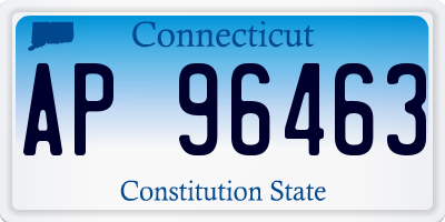 CT license plate AP96463