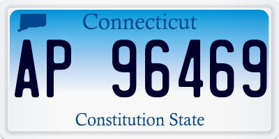 CT license plate AP96469