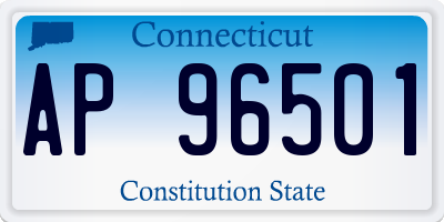 CT license plate AP96501