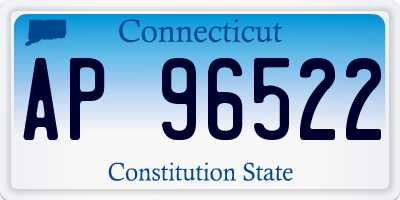 CT license plate AP96522