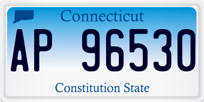 CT license plate AP96530