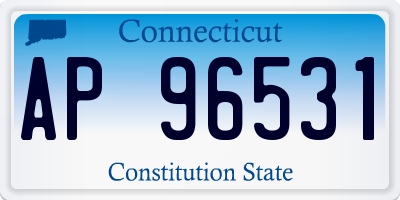 CT license plate AP96531