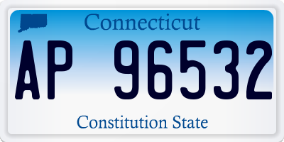 CT license plate AP96532