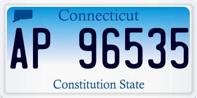 CT license plate AP96535