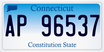 CT license plate AP96537