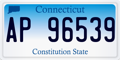 CT license plate AP96539