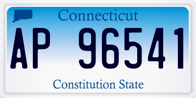 CT license plate AP96541