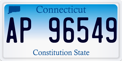 CT license plate AP96549