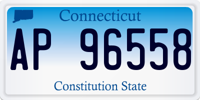 CT license plate AP96558