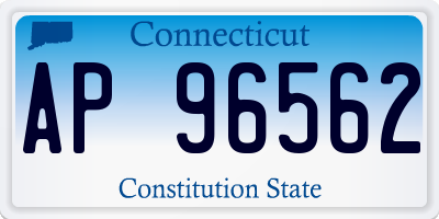 CT license plate AP96562