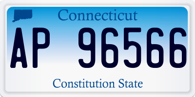 CT license plate AP96566