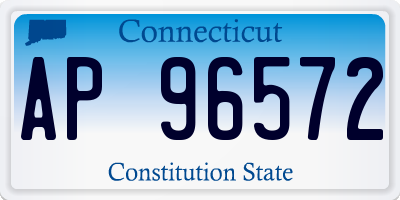 CT license plate AP96572