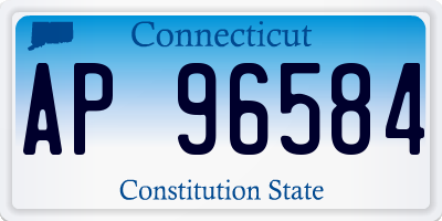 CT license plate AP96584