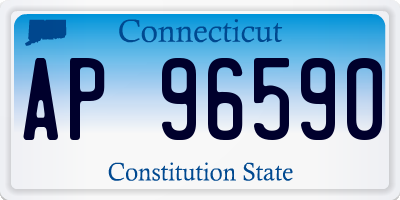 CT license plate AP96590