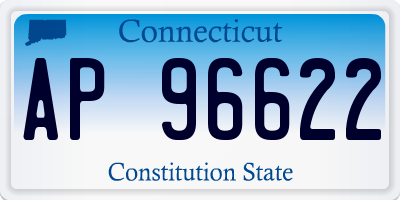 CT license plate AP96622