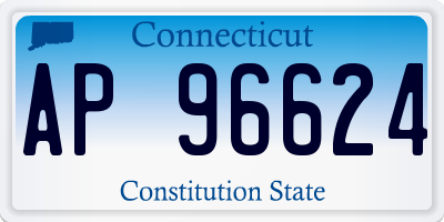 CT license plate AP96624