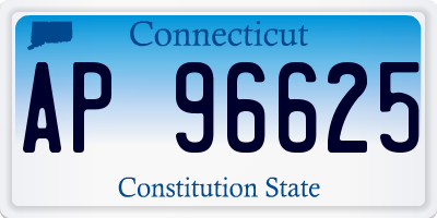 CT license plate AP96625