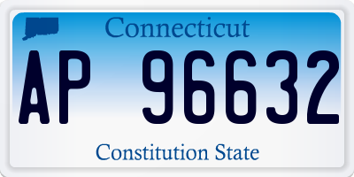 CT license plate AP96632