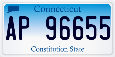 CT license plate AP96655