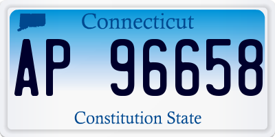 CT license plate AP96658