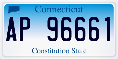 CT license plate AP96661